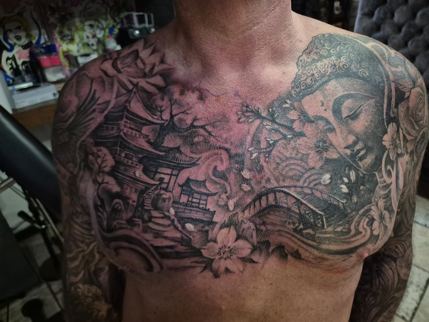 Buddha chest piece