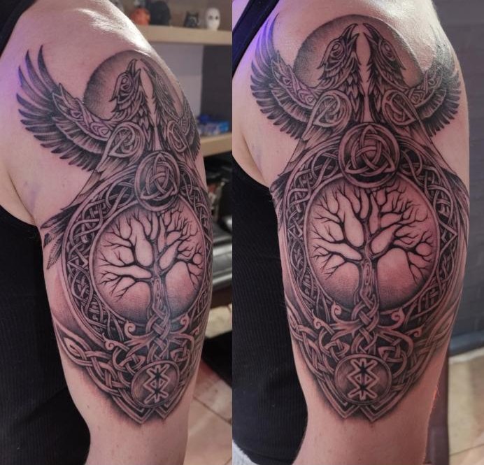 Celtic ravens