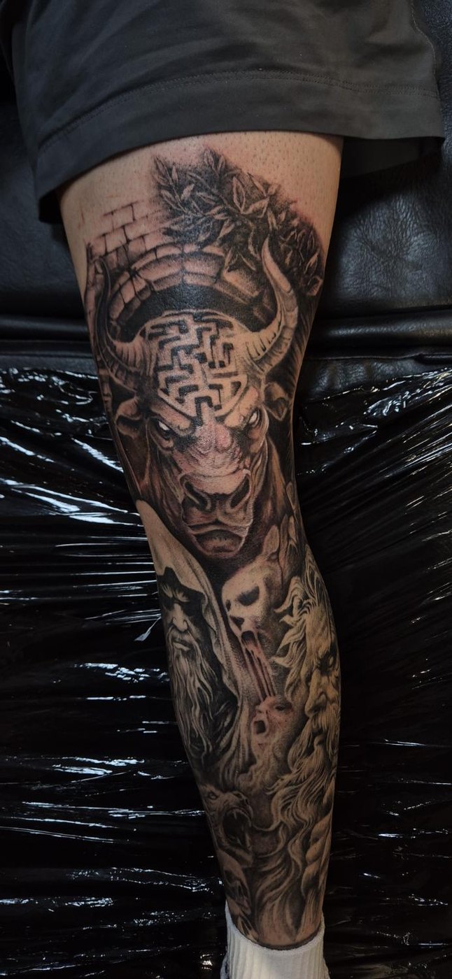 Minotaur leg