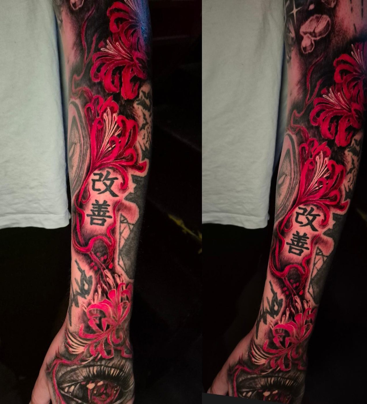 Red lilies